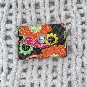 Vera Bradley wallet ziggy zinni discontinued pattern